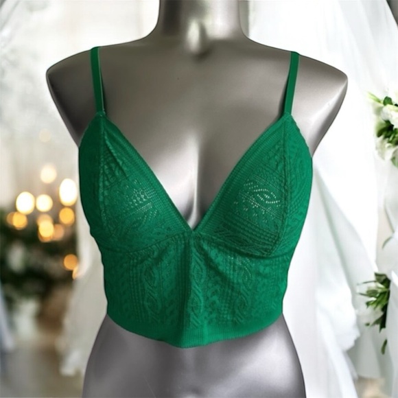 🆕Aerie Cable Lace Long Bralette - Picture 4 of 16